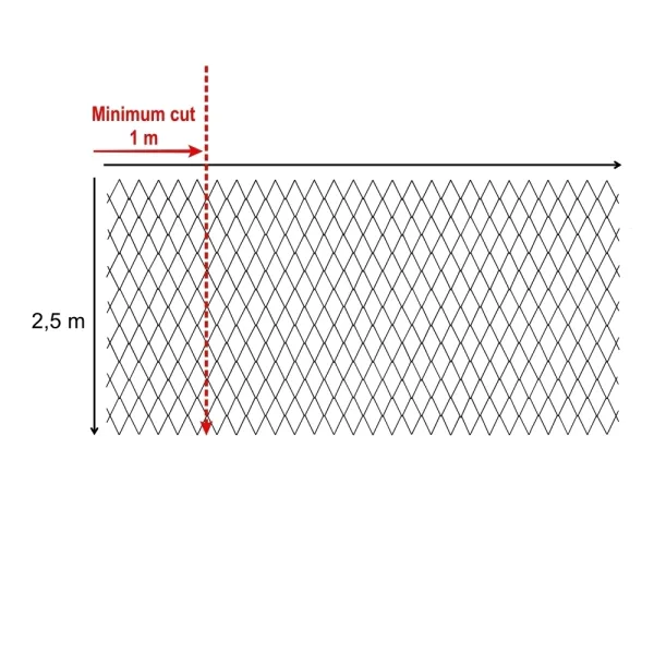 Nylon netting, 6 mmx2 - 70 mm HM - Image 4