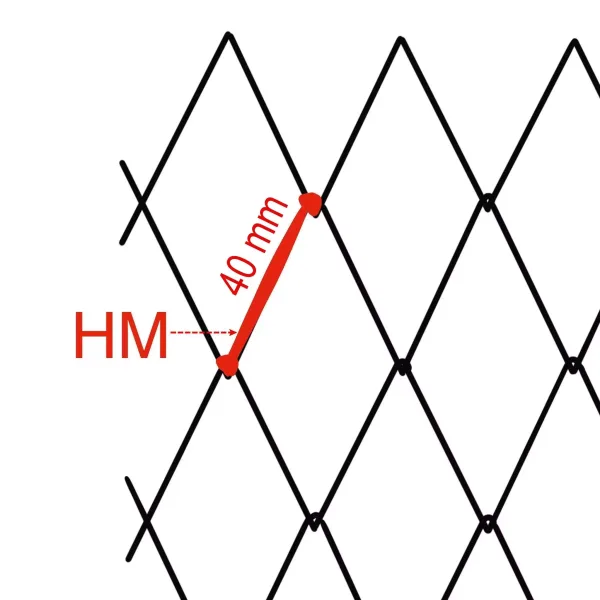 Nylon netting, 2,3 mm - 40 mm HM - Image 3