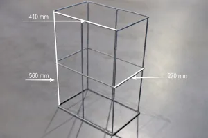 Galvanized iron cages 56x41x27