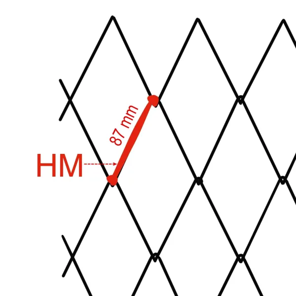 Nylon netting, 2,7 mm - 87 mm HM - Image 3