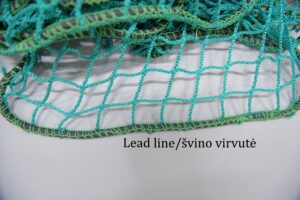 Polypropylene knotless netting, 3 mm - 40 mm HM - 2,8m x 16,30m