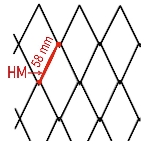 Nylon netting  1,4 mm - 58 mm HM - Image 3
