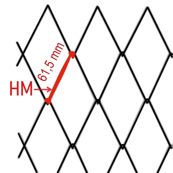 Nylon netting  1,1 mm - 61,5 mm HM - Image 3