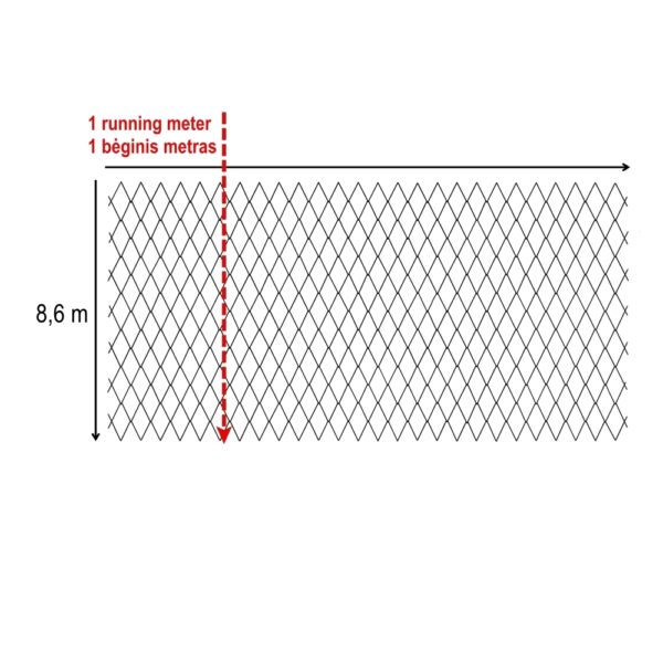 Nylon netting  1,1 mm - 61,5 mm HM - Image 4